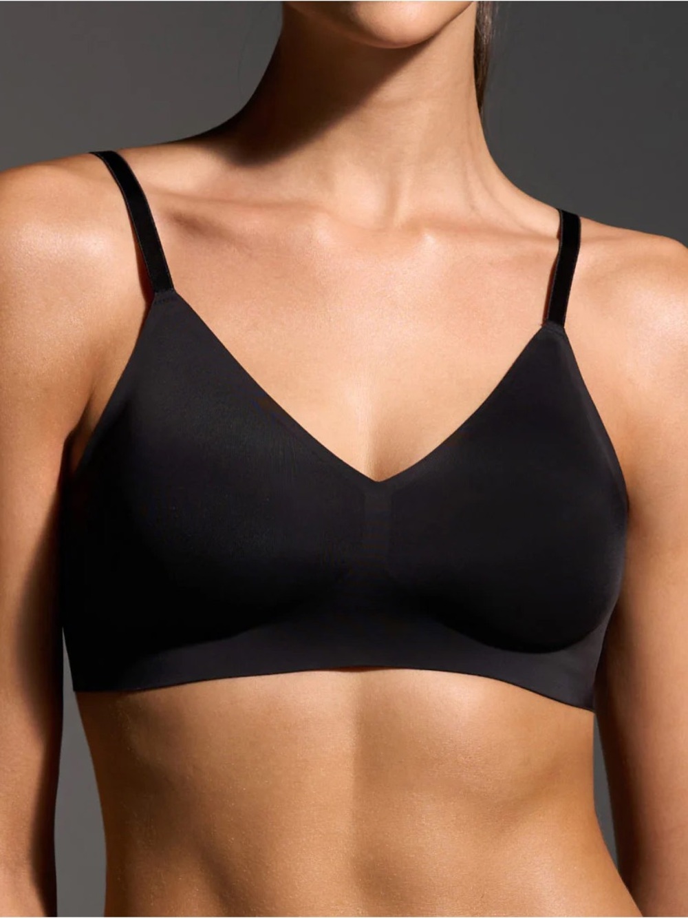 EBY Relief Bra Bralette. Black. Size Large. EUC!